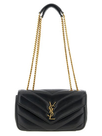 Saint Laurent Loulou Small Shoulder Bag Black