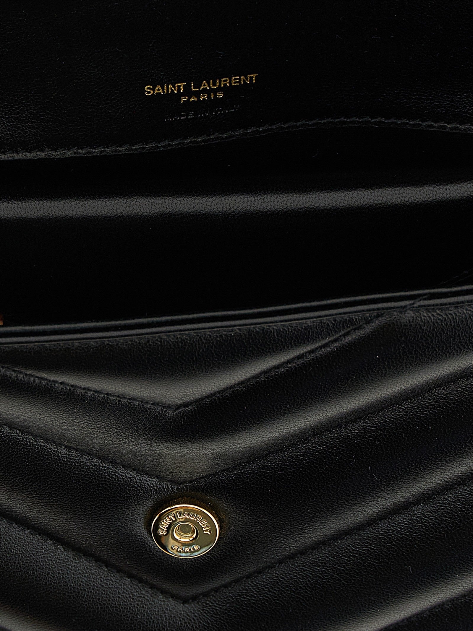 Saint Laurent Loulou Small Shoulder Bag Black