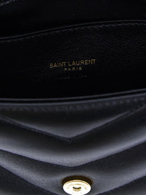Saint Laurent Loulou Toy Crossbody Bag Black