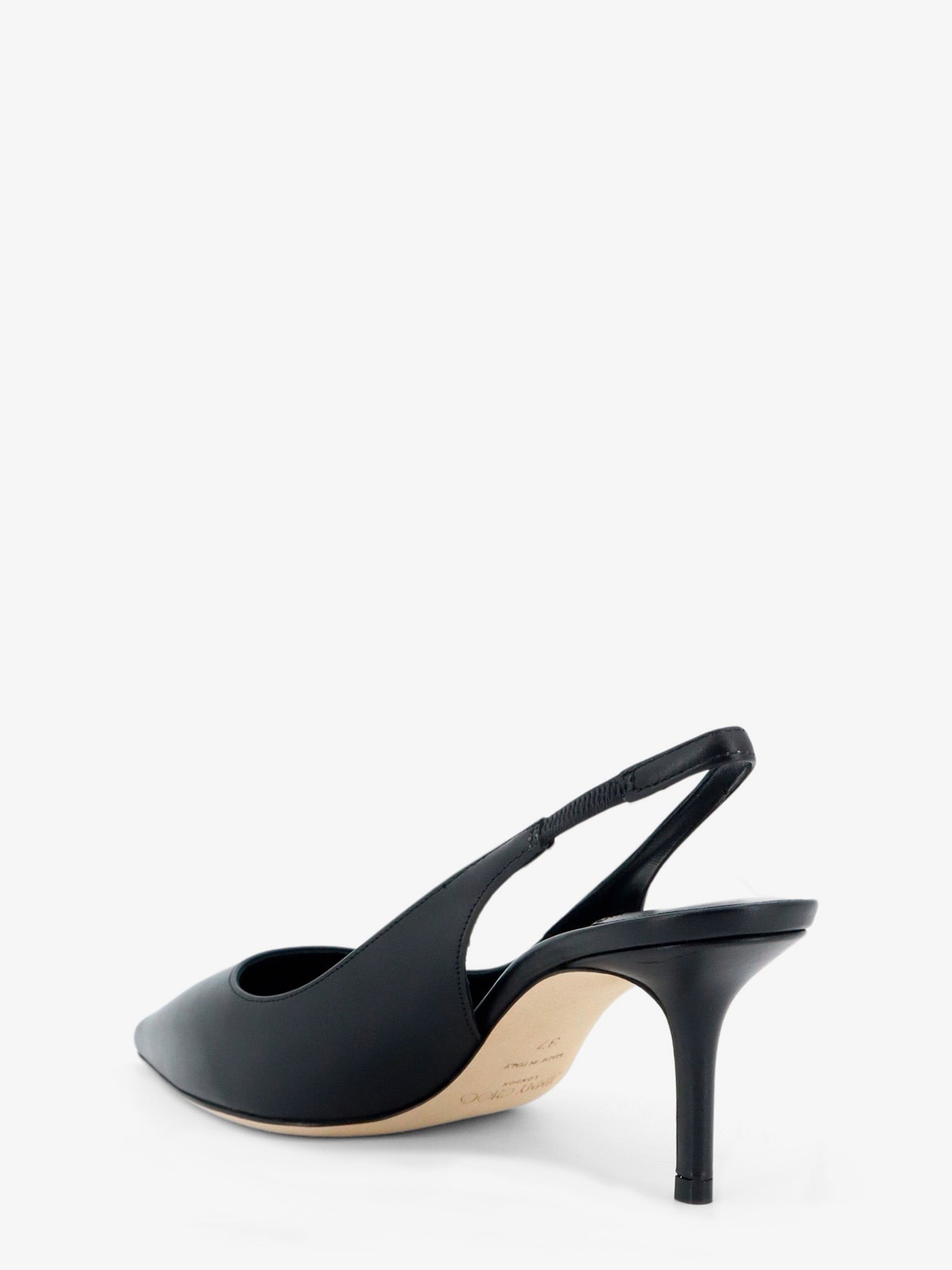 Jimmy Choo Women's Love Leather Slingback Décolleté Black