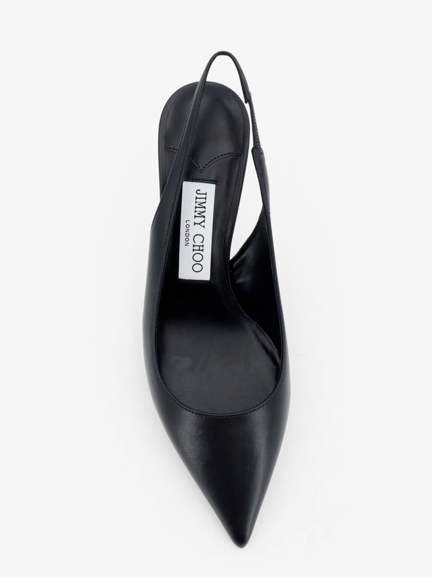 Jimmy Choo Women's Love Leather Slingback Décolleté Black
