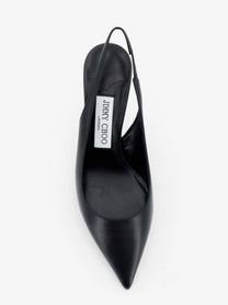 Jimmy Choo Women's Love Leather Slingback Décolleté Black