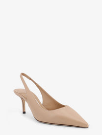 Jimmy Choo Women's Love Leatther Slingback Décolleté Beige