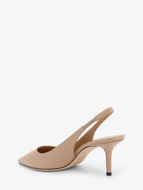 Jimmy Choo Women's Love Leatther Slingback Décolleté Beige