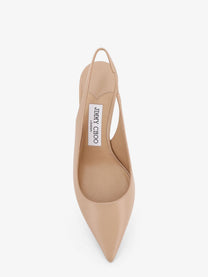 Jimmy Choo Women's Love Leatther Slingback Décolleté Beige