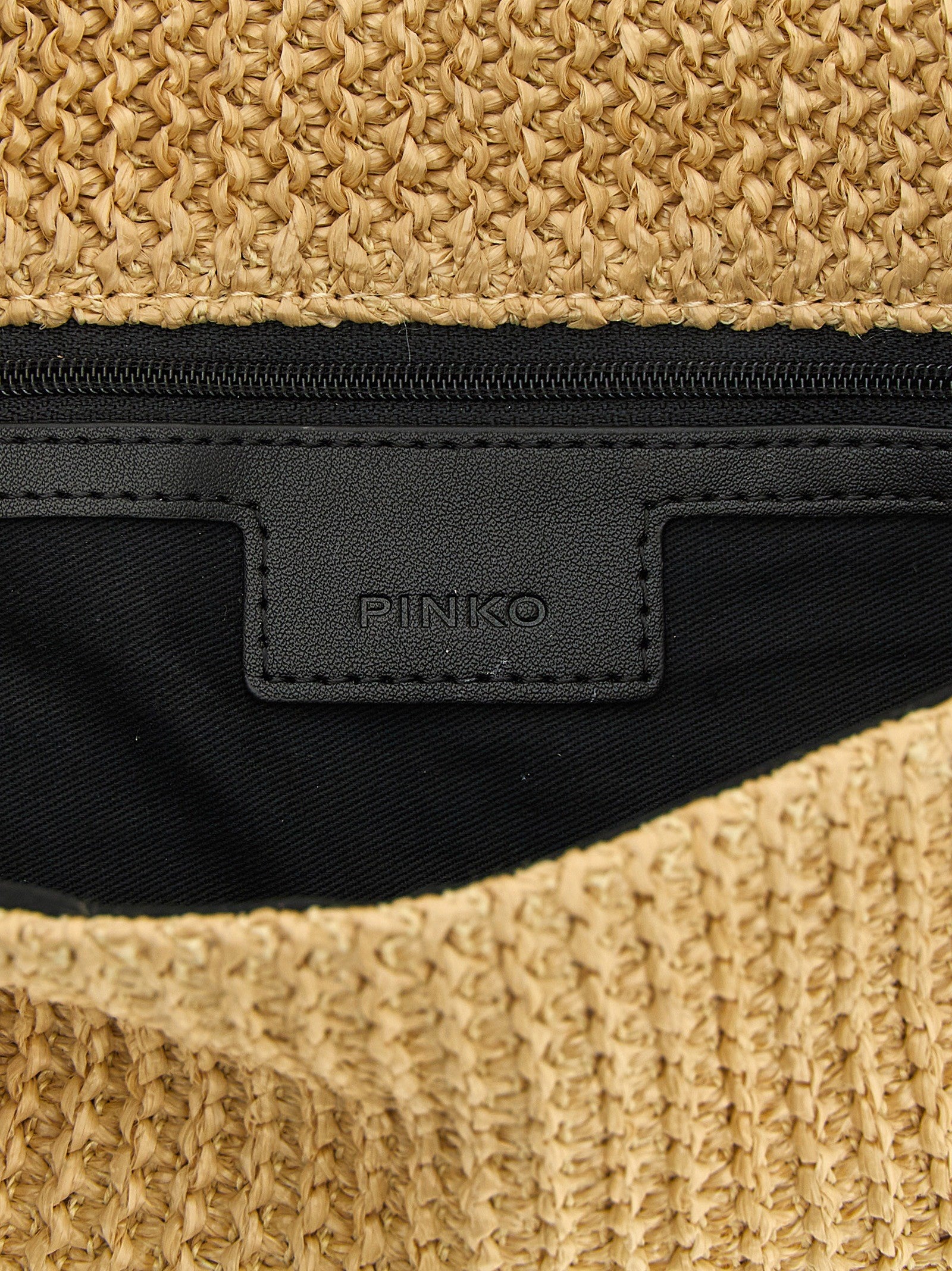 Pinko Love Bag Click Soft Horizontal Clutch Beige