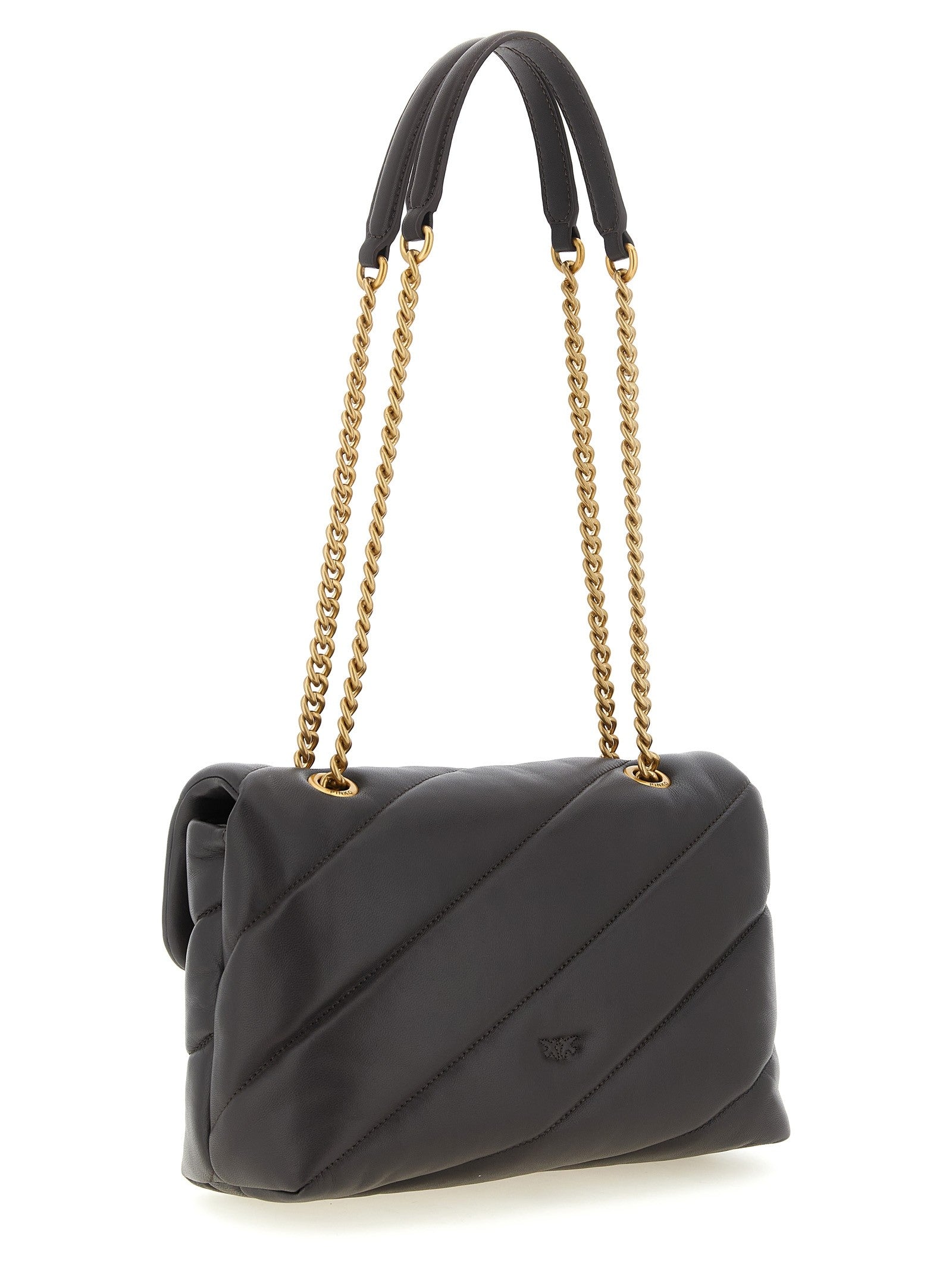 Pinko Love Bag Puff Maxi Crossbody Bag Brown