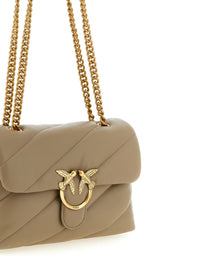 Pinko Love Bag Puff Maxi Crossbody Bag Beige