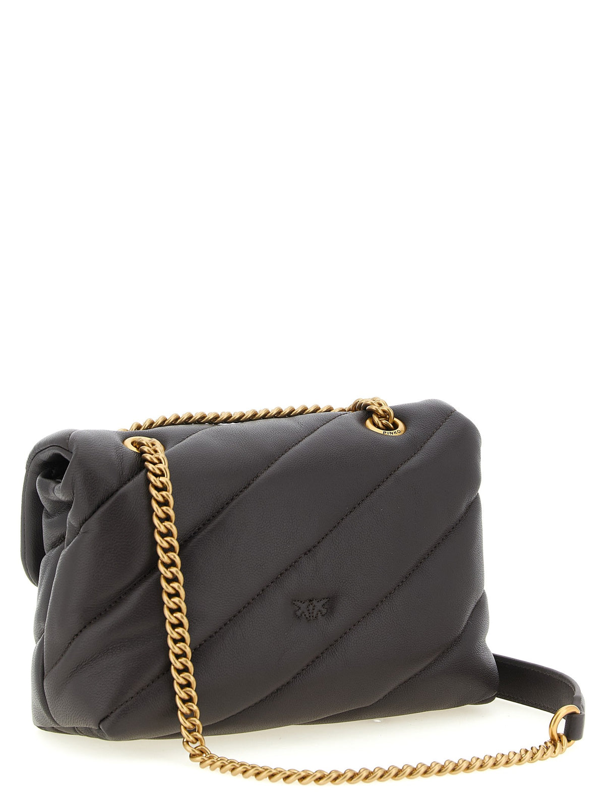 Pinko Love Bag Puff Piccola Crossbody Bag Brown, view 2