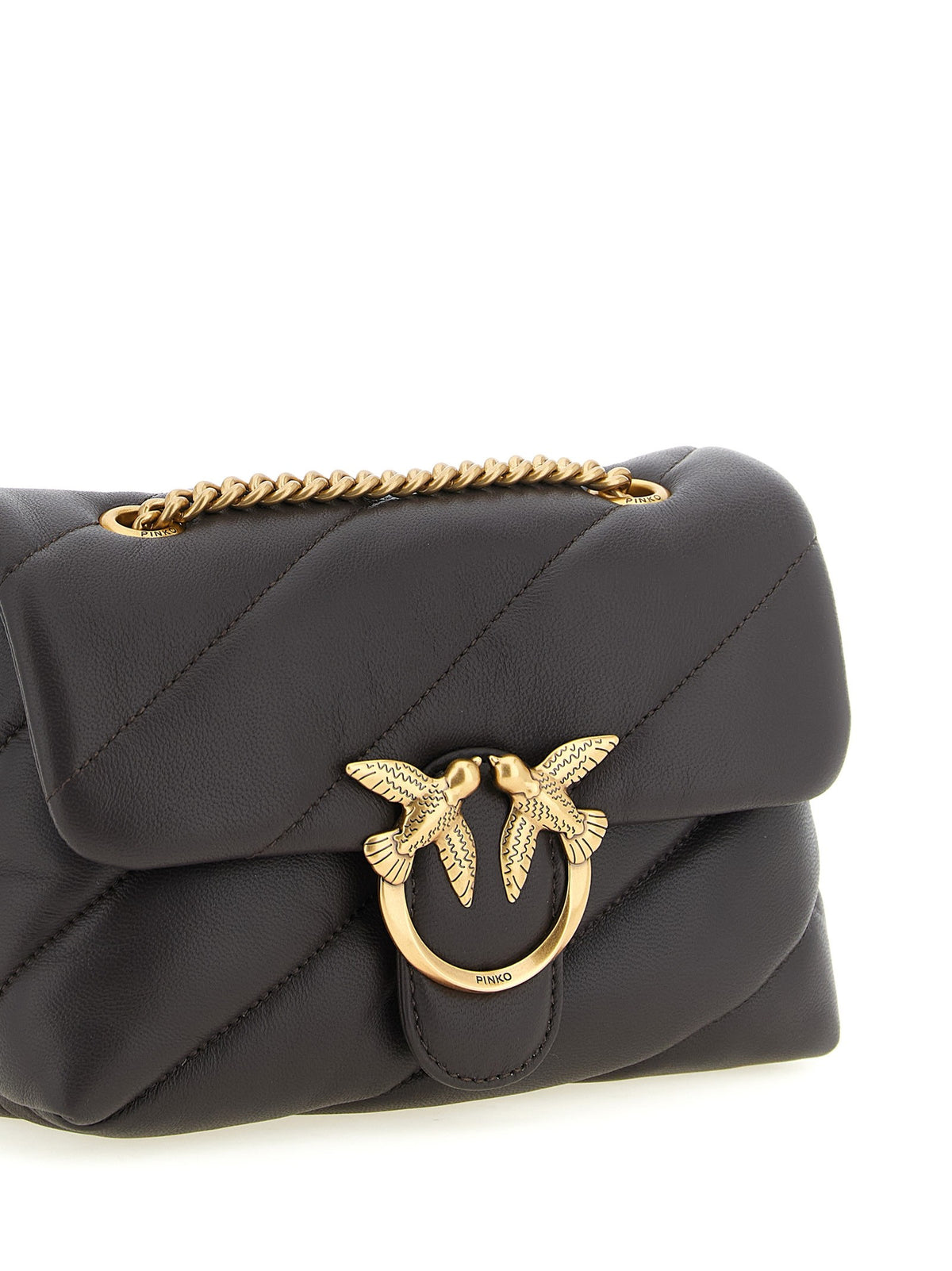 Pinko Love Bag Puff Piccola Crossbody Bag Brown