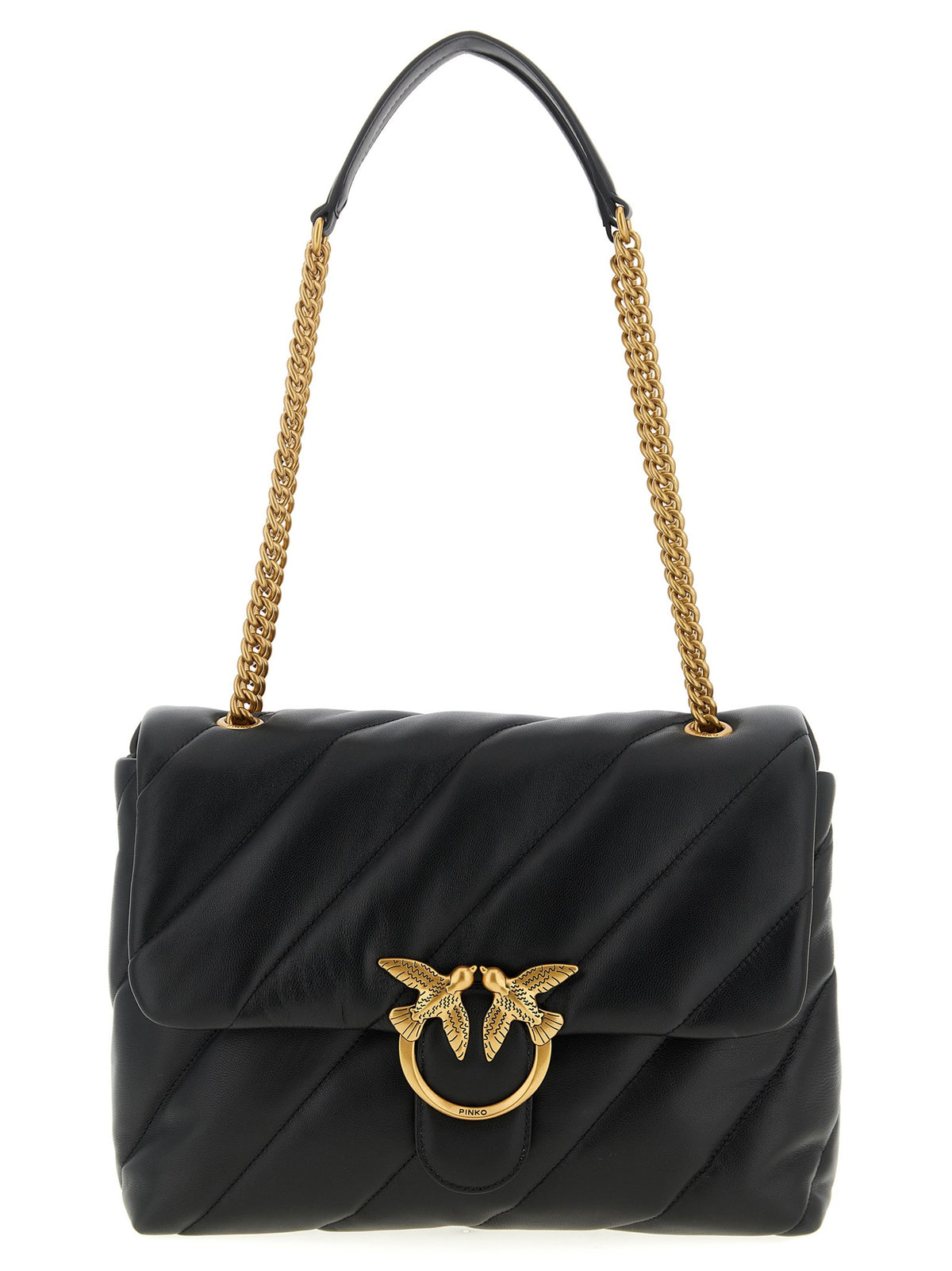 Pinko Love Big Puff Crossbody Bag Black
