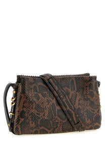 Pinko Love Birds Crossbody Bag Brown