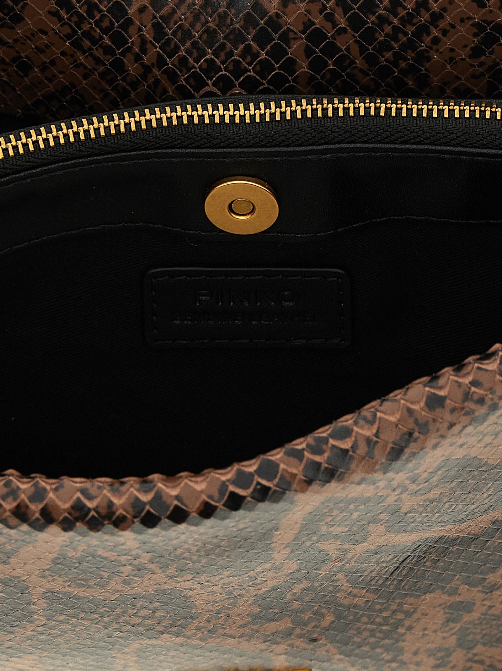 Pinko Love Birds Crossbody Bag Brown