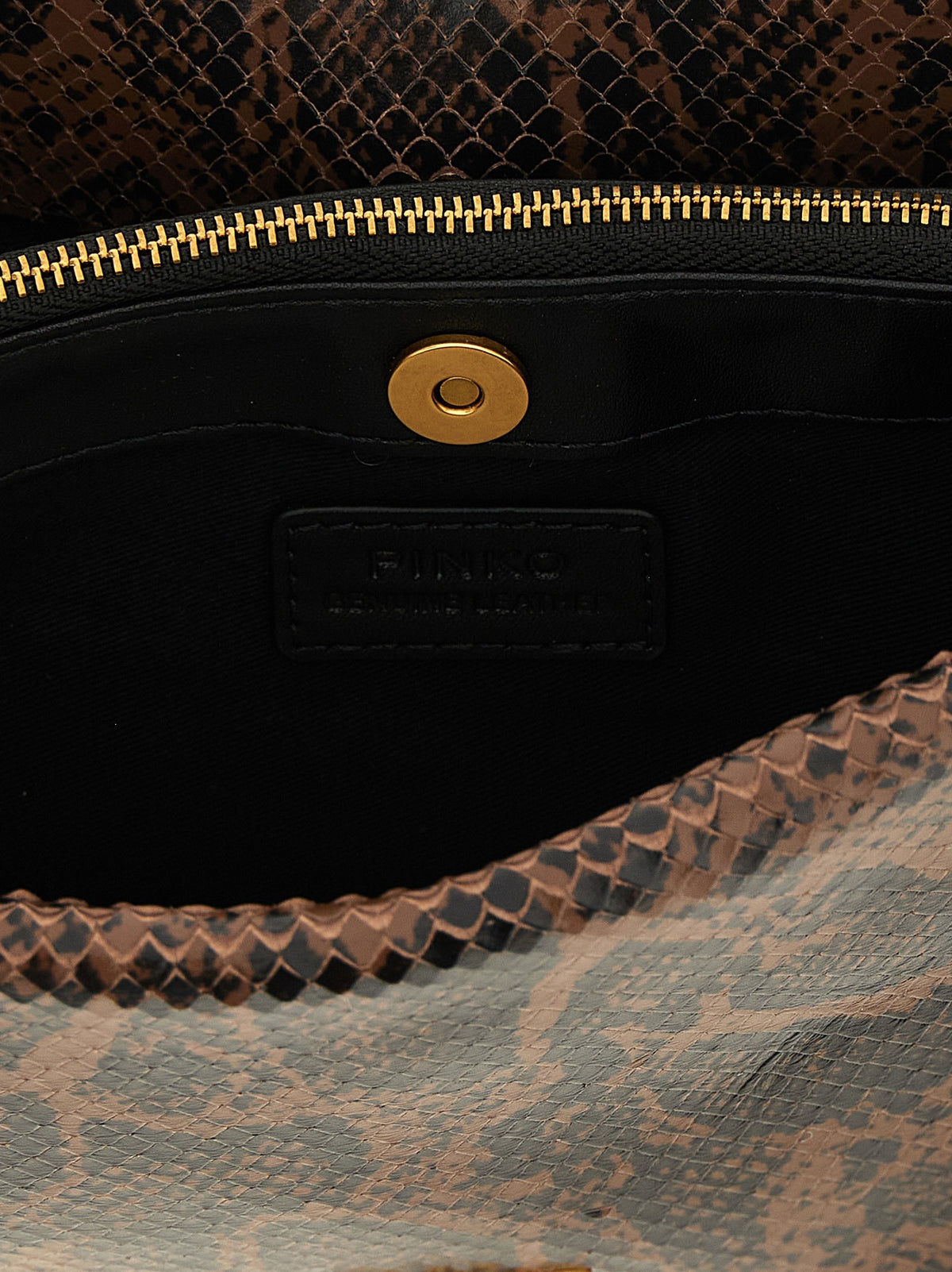 Pinko Love Birds Crossbody Bag Brown, view 4