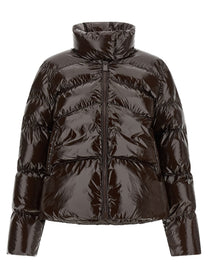 Pinko Love Birds Down Jacket Brown