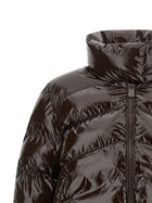 Pinko Love Birds Down Jacket Brown, view 3
