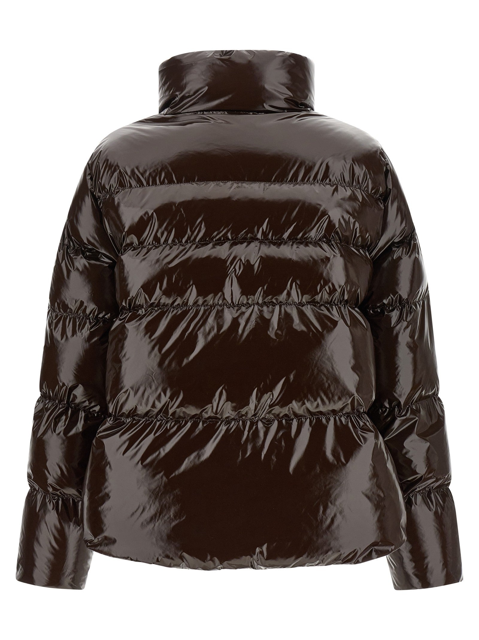 Pinko Love Birds Down Jacket Brown