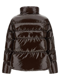 Pinko Love Birds Down Jacket Brown