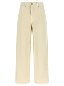 Pinko Love Birds Embroidery Jeans Beige