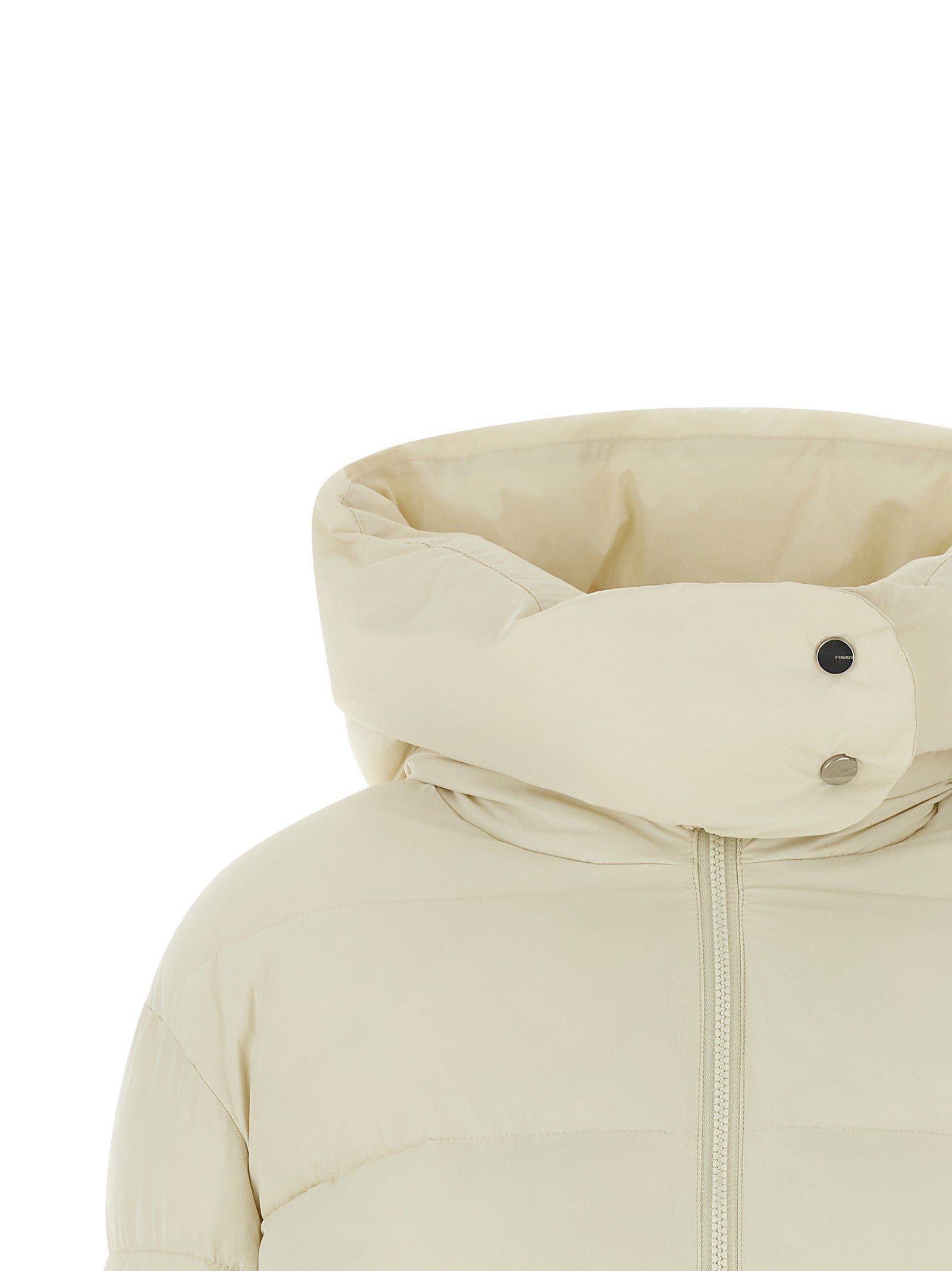 Pinko Love Birds Down Jacket Beige