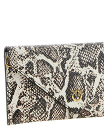 Pinko Love Birds Mini Clutch Beige