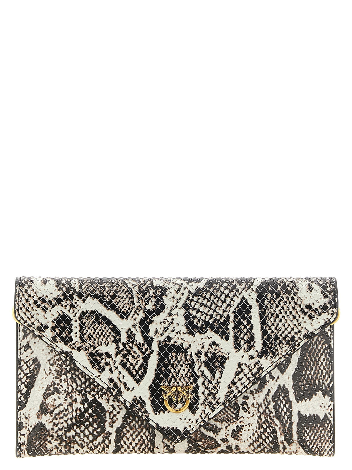 Pinko Love Birds Mini Clutch Beige