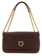 Pinko Love Birds Shoulder Bag Brown