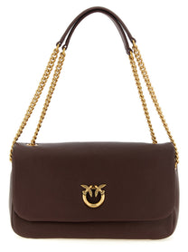 Pinko Love Birds Shoulder Bag Brown
