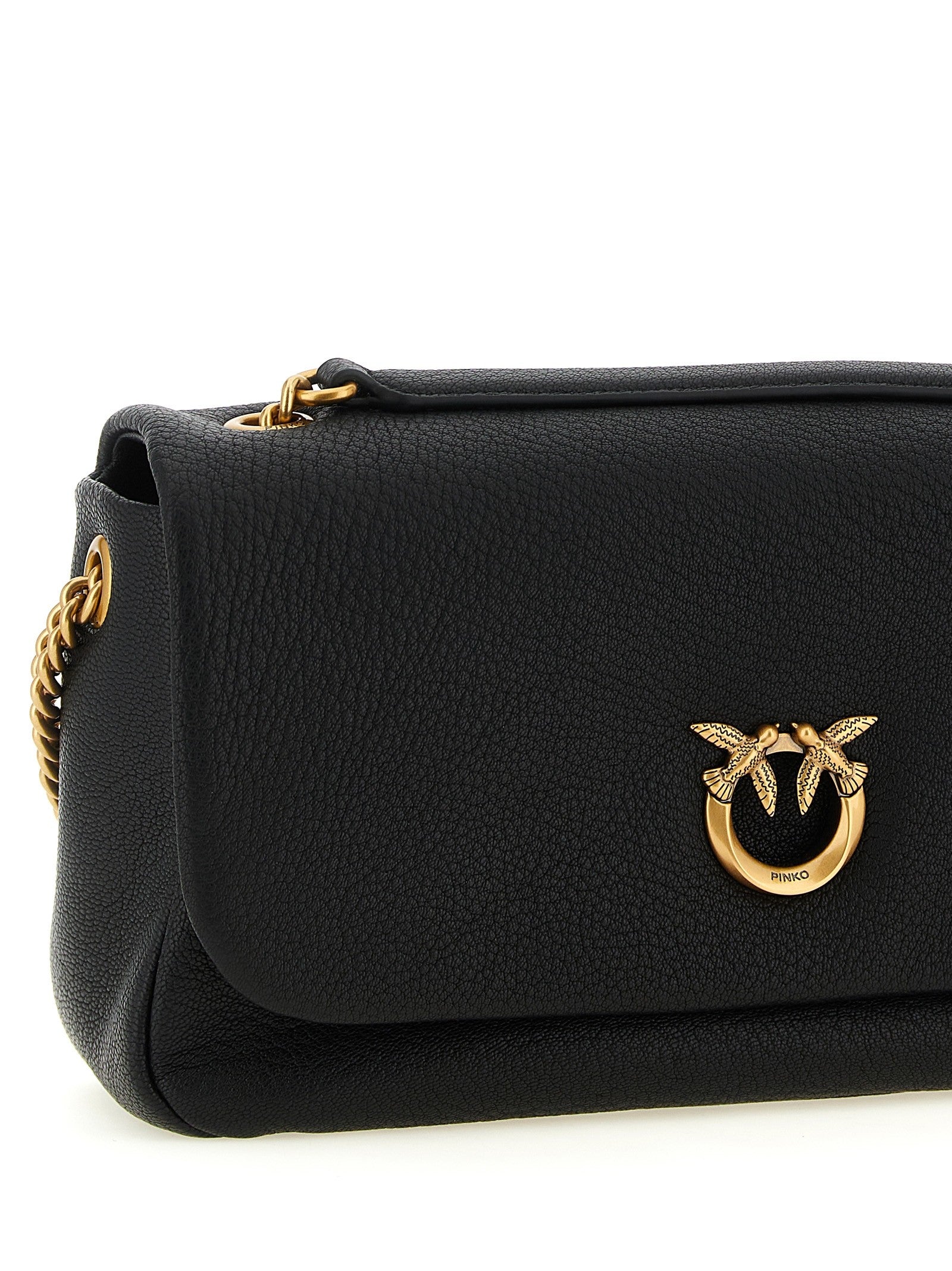 Pinko Love Birds Shoulder Bag Black