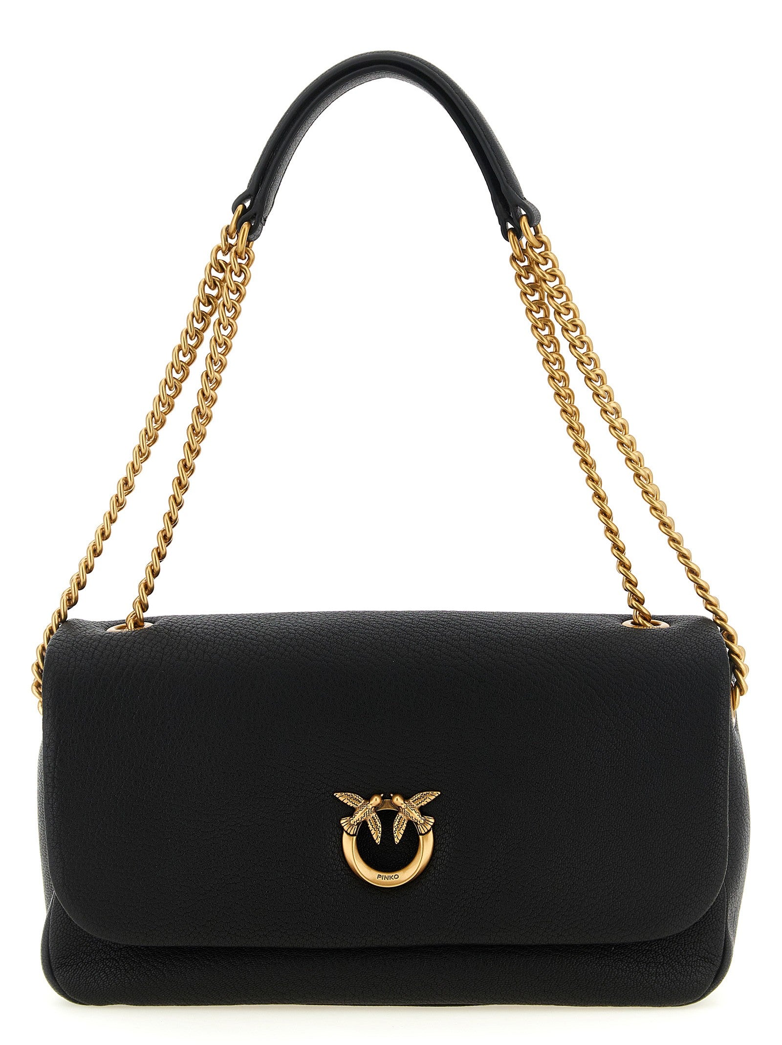 Pinko Love Birds Shoulder Bag Black