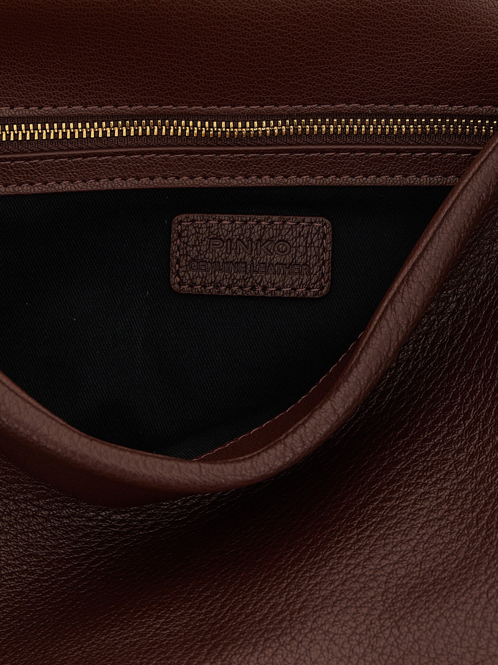 Pinko Love Birds Shoulder Bag Brown