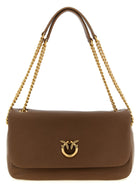 Pinko Love Birds Shoulder Bag Brown