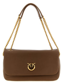 Pinko Love Birds Shoulder Bag Brown