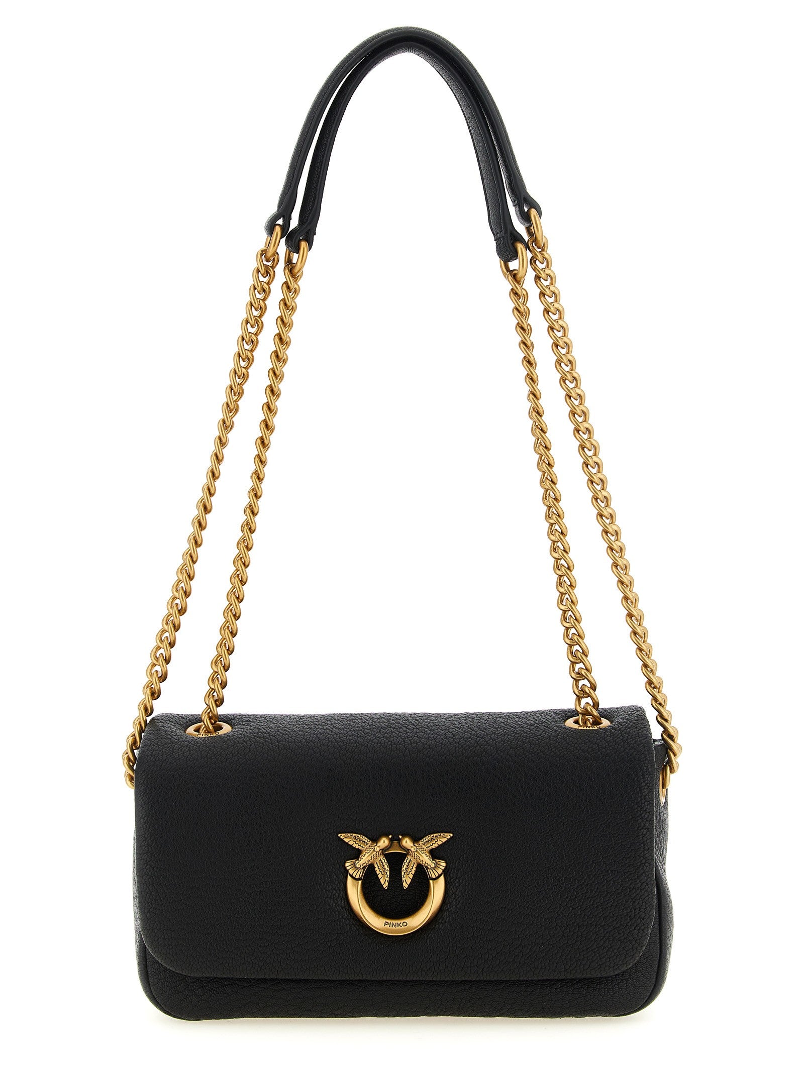 Pinko Love Birds Shoulder Bag Black