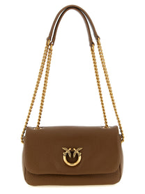 Pinko Love Birds Shoulder Bag Brown