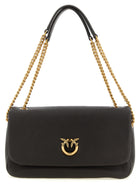 Pinko Love Birds Shoulder Bag Brown