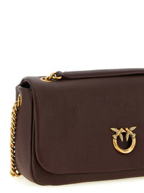 Pinko Love Birds Shoulder Bag Brown