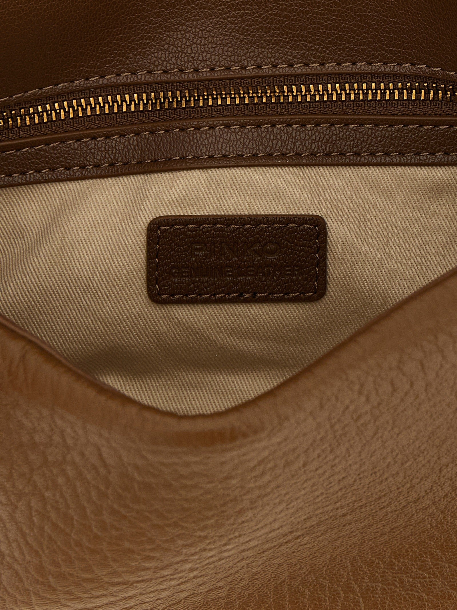 Pinko Love Birds Shoulder Bag Brown