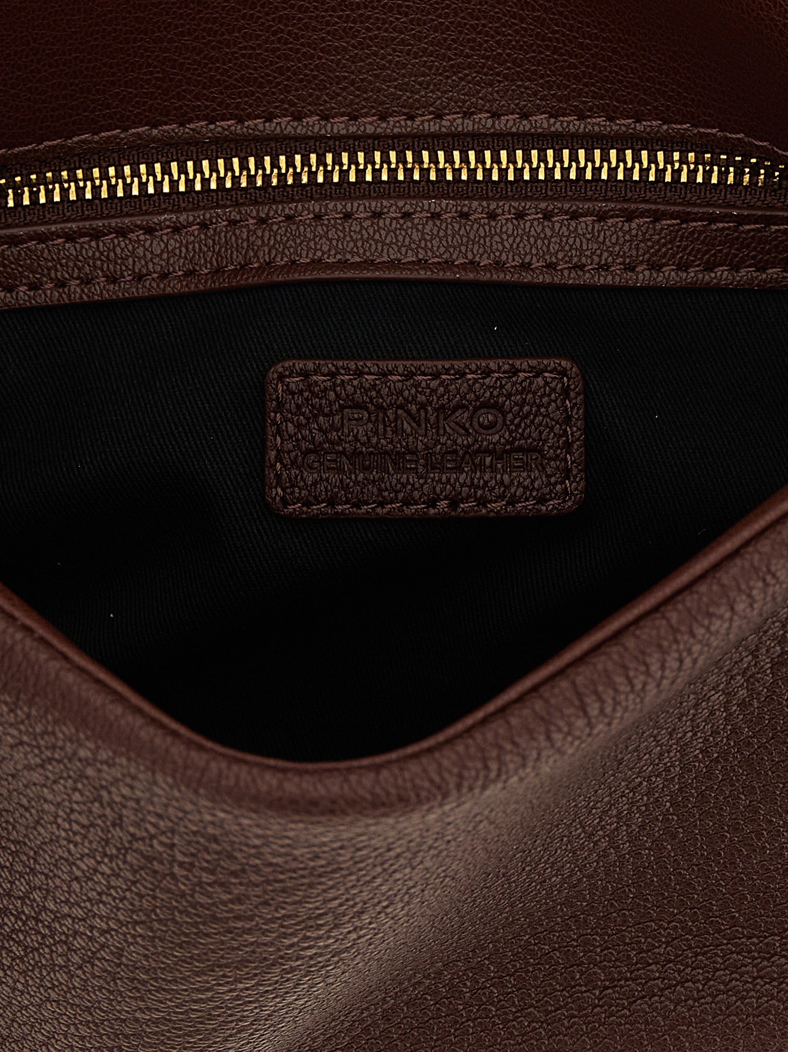 Pinko Love Birds Shoulder Bag Brown