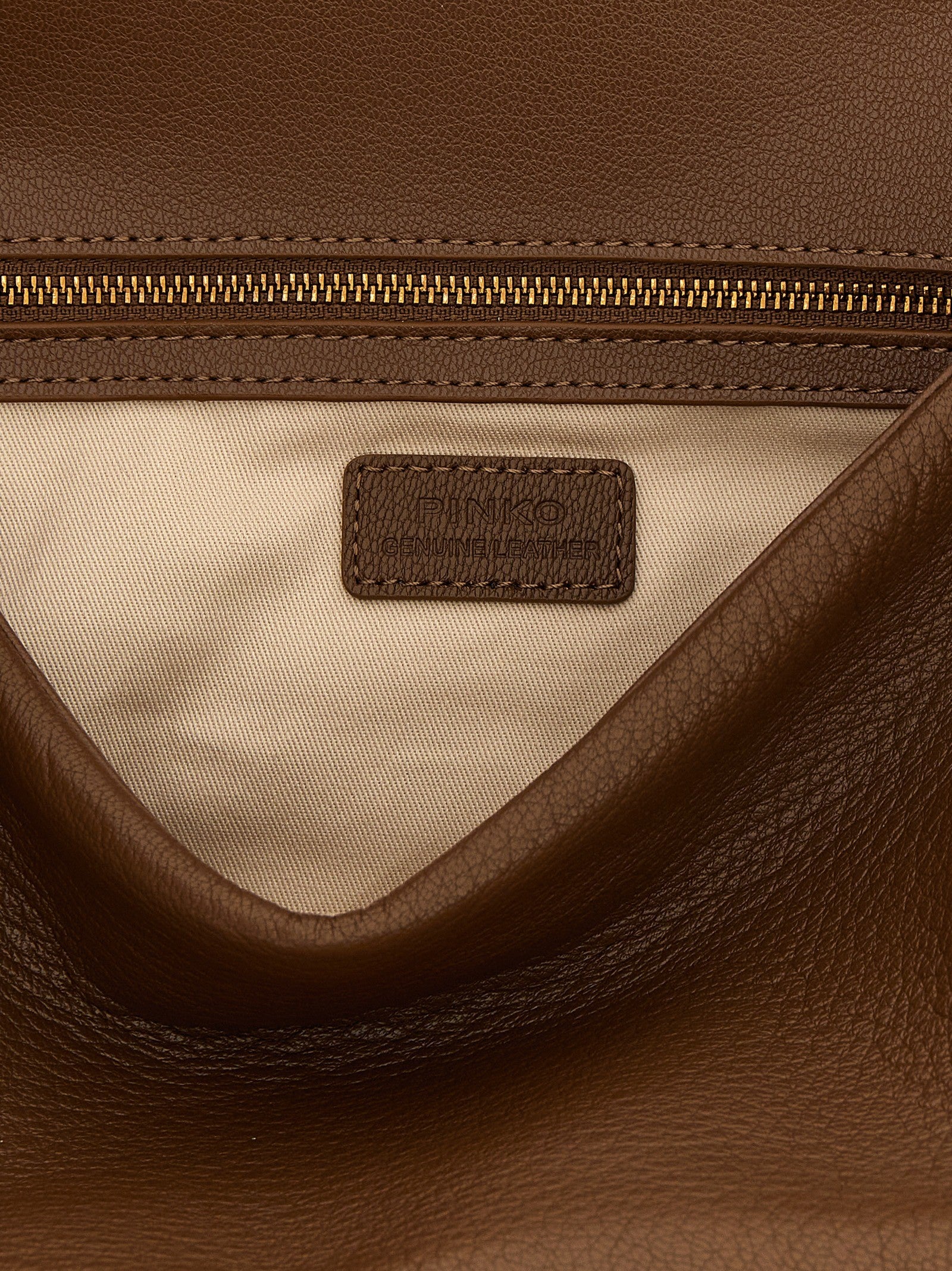 Pinko Love Birds Shoulder Bag Brown