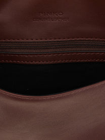 Pinko Love Click Soft Horizontal Mini Clutch Red
