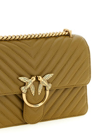 Pinko Love One Classic Crossbody Bag Green
