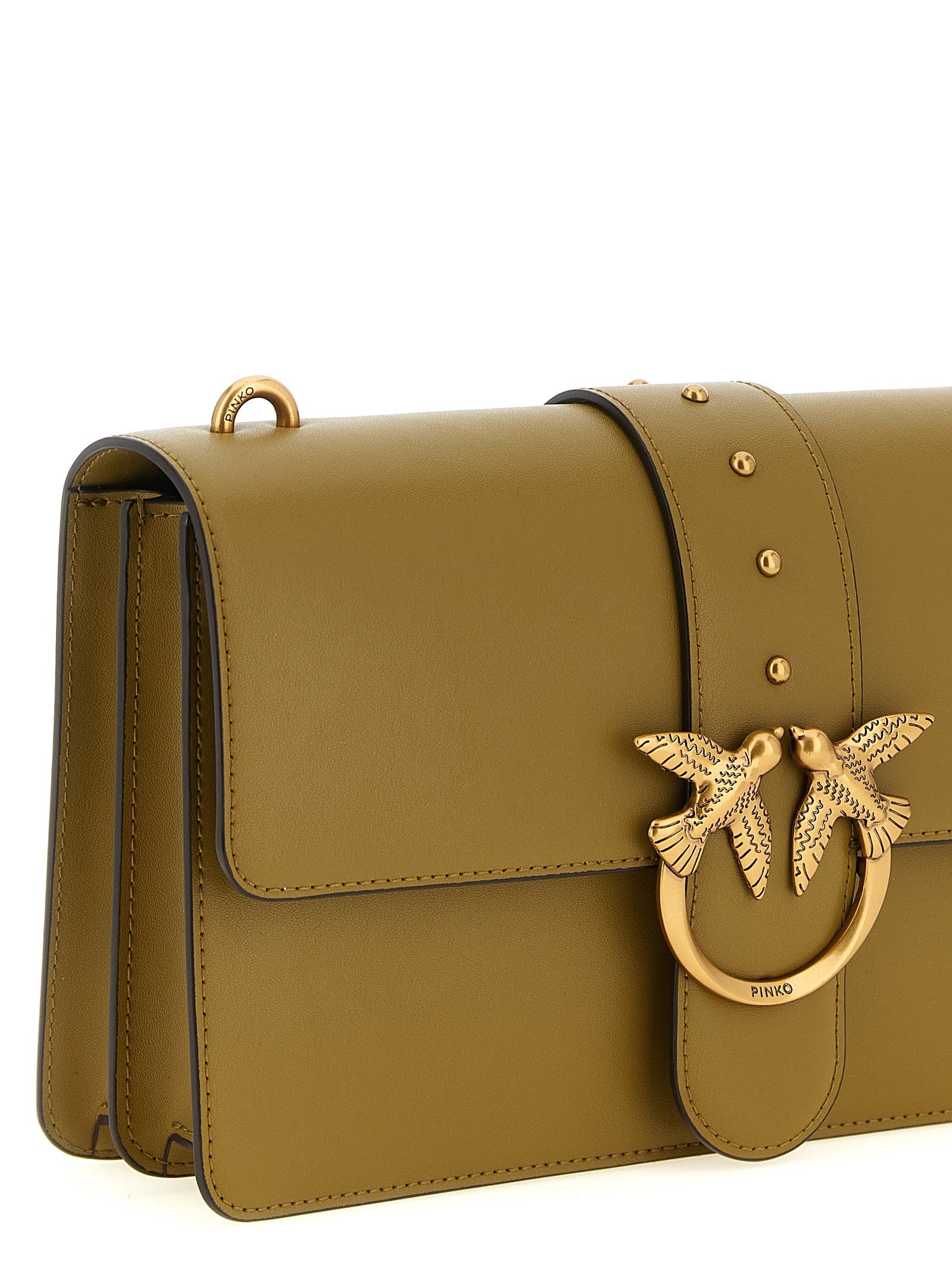 Pinko Love One Classic Crossbody Bag Green
