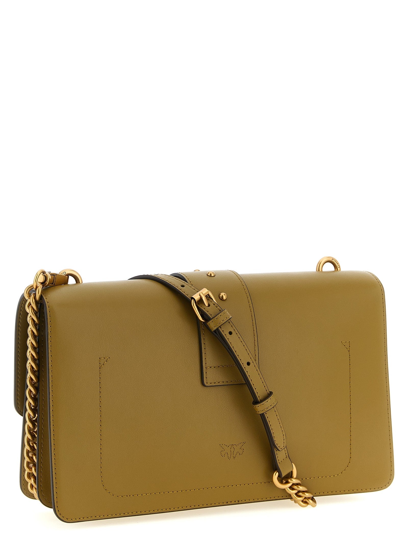 Pinko Love One Classic Crossbody Bag Green