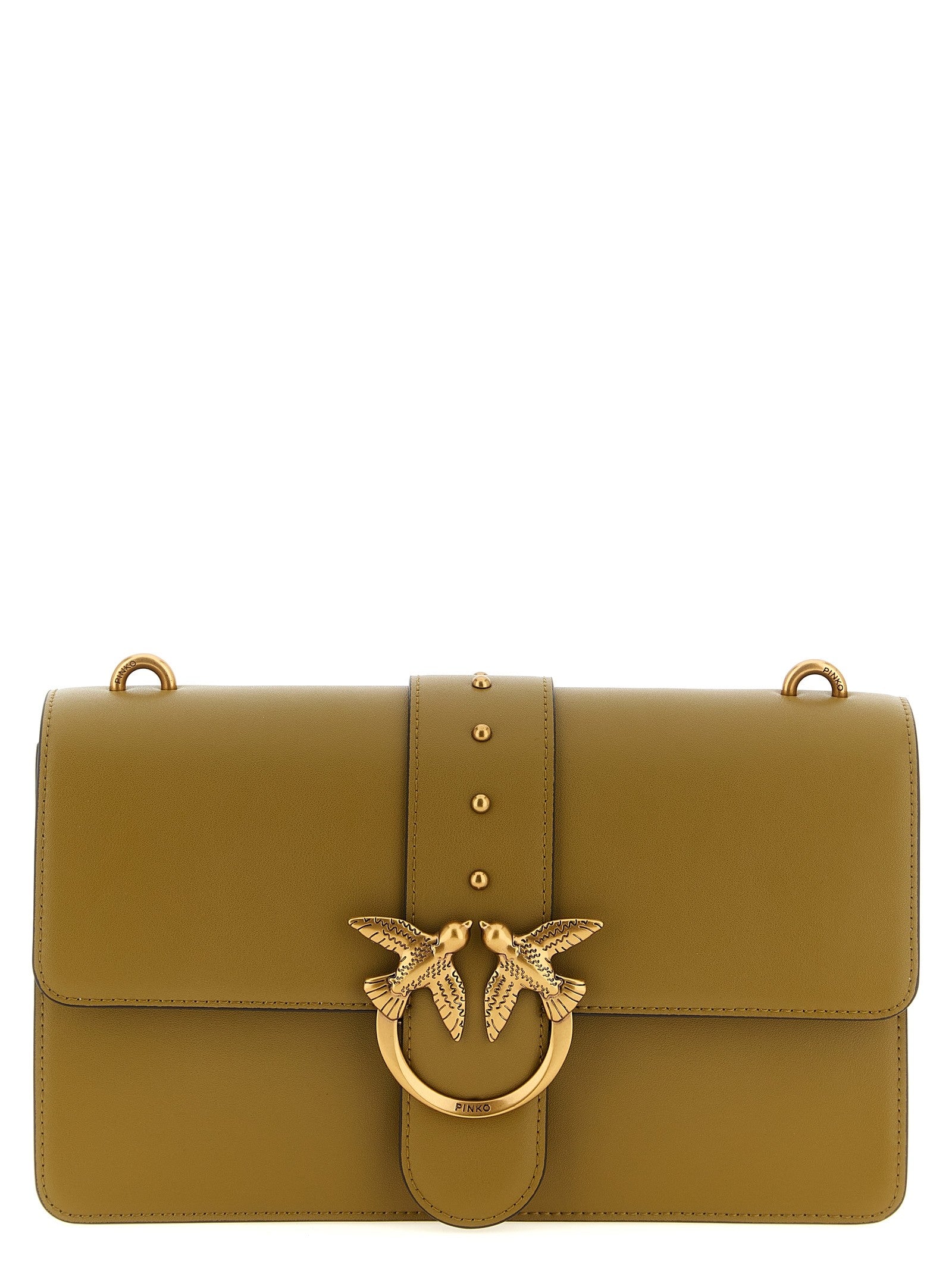 Pinko Love One Classic Crossbody Bag Green