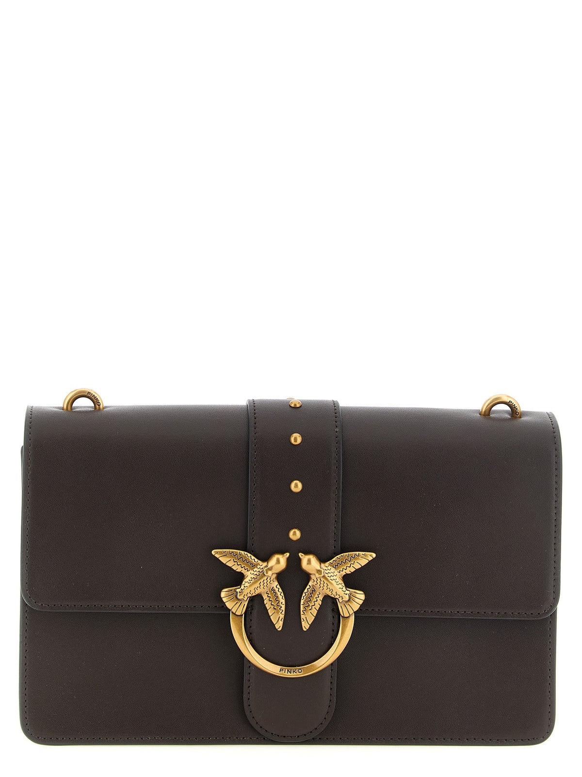 Pinko Love One Classic Crossbody Bag Brown