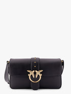 Pinko Women's Love One Classic Leather Shoulder Bag Black