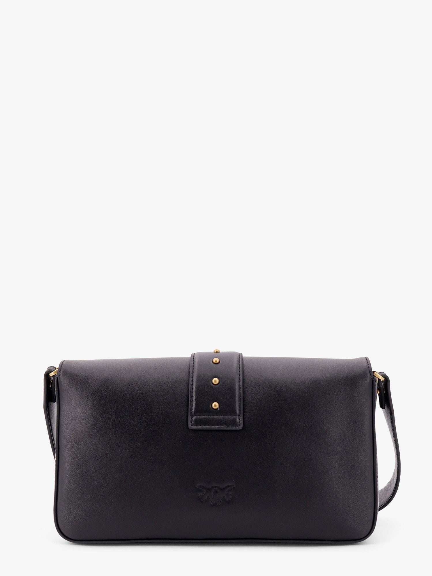 Pinko Women's Love One Classic Leather Shoulder Bag Black