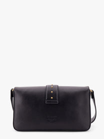 Pinko Women's Love One Classic Leather Shoulder Bag Black
