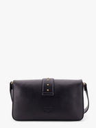 Pinko Women's Love One Classic Leather Shoulder Bag Black, view 2